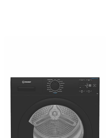 Indesit Heat Pump Tumble Dryer 9KG Black