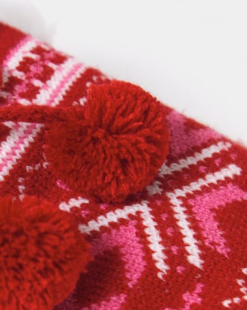Pretty Secrets Fairisle Pom Pom Cosy Socks
