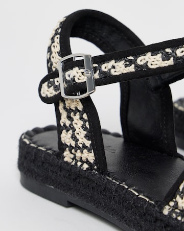 Maris Flatform Barely There Espadrille Sandals - Extra Wide Fit (EEE)