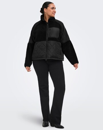 ONLY QUILT MIX FLEECE SHORT JACKET