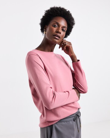 Rose Crew Neck Long Sleeve T-Shirt