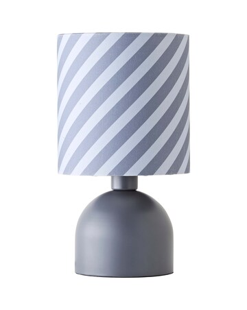 ValueLights Miley Grey Twist Table Lamp