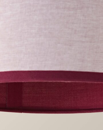 ValueLights Kiara Pink Woven Shade with Colour Match Inner Small