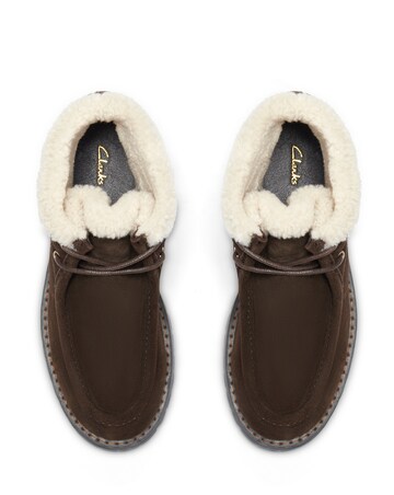 Clarks Velmere Bee Suede Warmlined Boots - Standard Fit (D)
