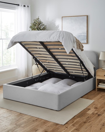 Emery Fabric Ottoman Bedframe