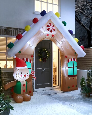 Inflatable Gingerbread Arch - 3m