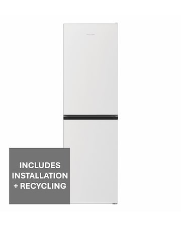 Hotpoint HPKH 1261 W4UK 50/50 No Frost Fridge Freezer White + Install