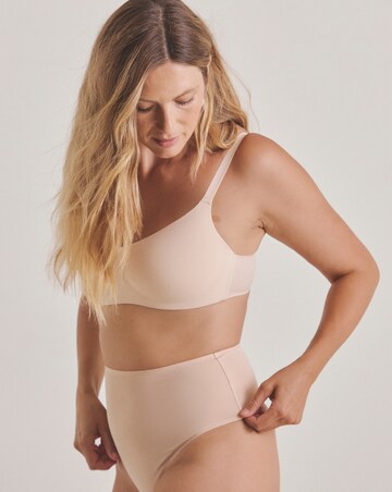 Pretty Secrets Bonded Smoothing Non Wired Balcony Bra Nude