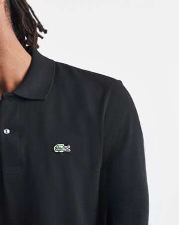 Lacoste Classic Long Sleeve Pique Polo - Black