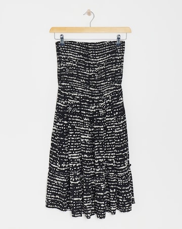 Value Shirred Mini Beach Dress