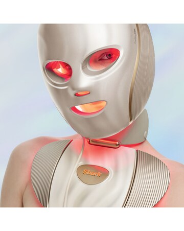 CryoGlow Clinic 360 Contrast LED Face & Neck Mask FW575UKGD1 Champagne