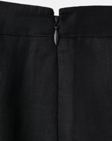 Mango Linen Midi Skirt