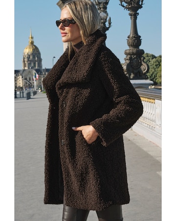 Sosandar Super Cosy Borg with Funnel Neck