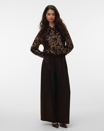 Vero Moda Belle Zip Sequin Bomber