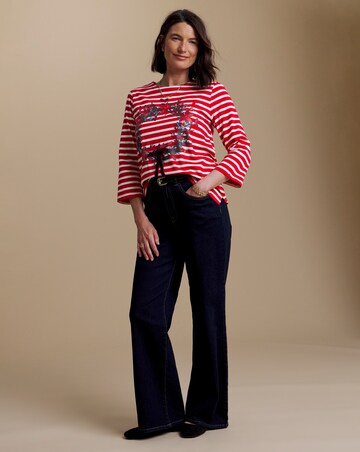 Julipa Stripe Christmas Tee