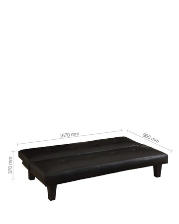 Franklin Faux Leather Sofa Bed