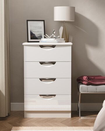 Haydn Ready Assembled 4 Drawer Midi Chest - Kids
