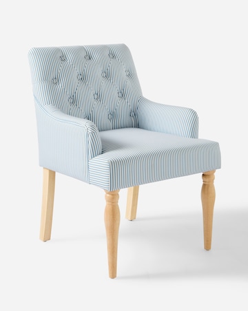 Julipa Mae Pair of Striped Dining Chairs