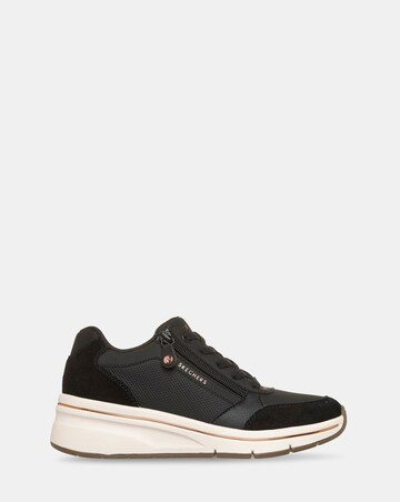 Skechers Black Billion Flex Luxe Up Trainers - Standard Fit (D)
