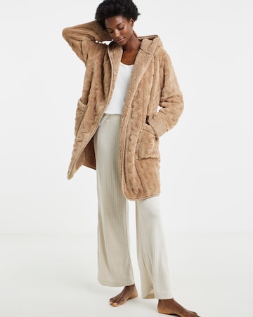 Pretty Secrets Cable Fleece Cardigan