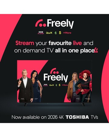 Toshiba 43UF2653DB 43in 4k Ultra HD Smart TV with Freely