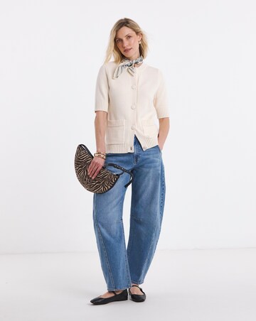 Chunky Crew Neck Cardigan
