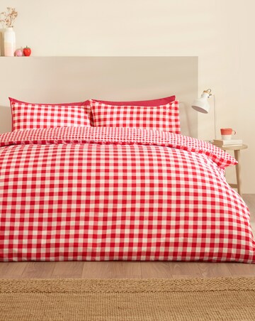 Catherine Lansfield Bamford Gingham Check Duvet Cover Set