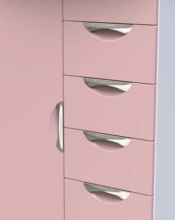 Haydn Ready Assembled 1 Door 5 Drawer Kids Wardrobe - Kids
