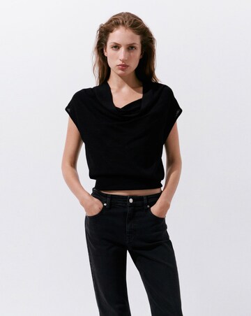 Mango Sienna Crop Flared Jean