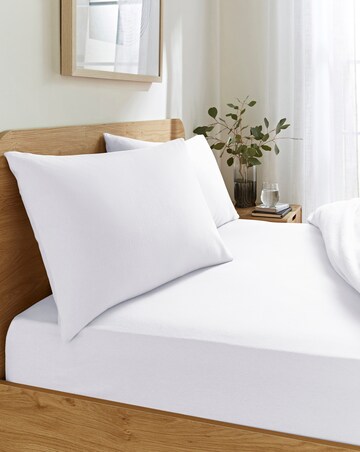 Pure Cotton Cosy Brushed 38cm Extra Deep Fitted Sheet