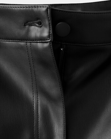 Mango Connie Faux Leather Flared Trouser