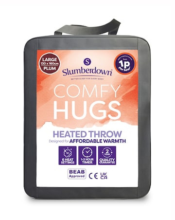 Slumberdown Comfy Hugs Heated Throw