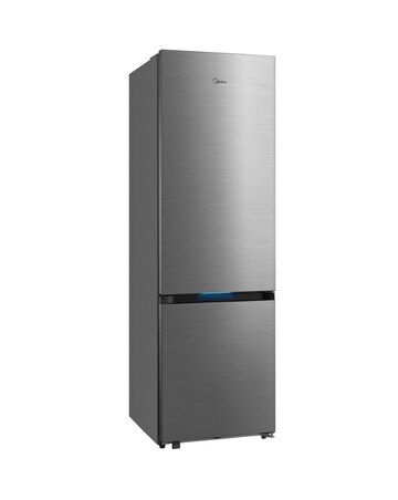Midea Large Capacity Combi Fridge Freezer - Inox + Installation