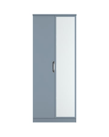 Haydn Ready Assembled 2 Door Mirrored Wardrobe - Kids