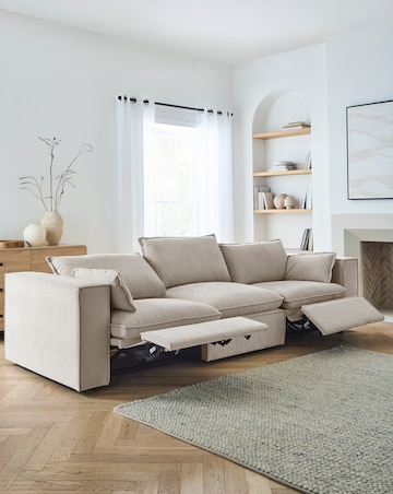 Campbell 3 Seater Power Recliner Sofa