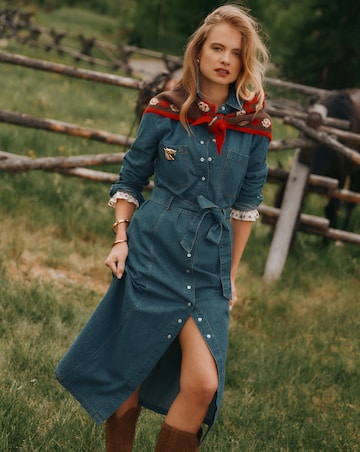 Joules Denim Western Dress