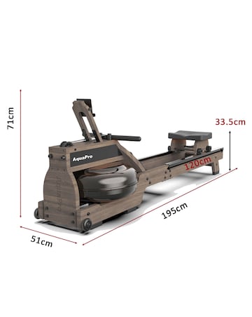 Marcy AquaPro Wood Water Rowing Machine