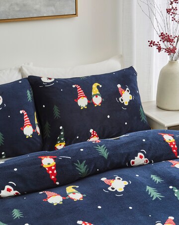 Festive Gonk Fleece Duvet Cover Set
