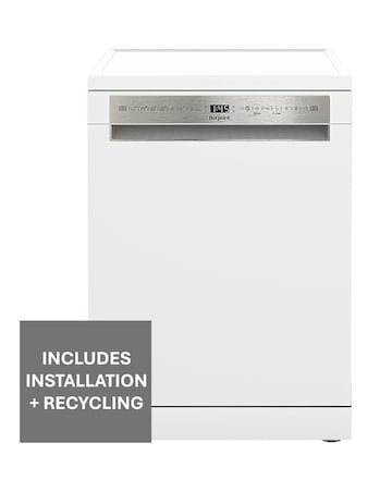 Hotpoint Maxi Space H7F HS41 UK Full Size Dishwasher 15 Place White + Install