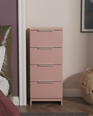 Humber Ready Assembled 4 Drawer Tallboy - Kids