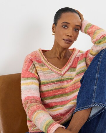 Space Dye V-Neck Tunic