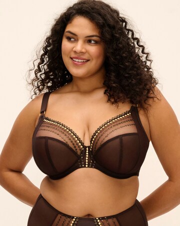 Elomi Matilda Plunge Wired Bra Brown