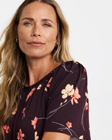 Soft Touch Seam Detail Midi Dress