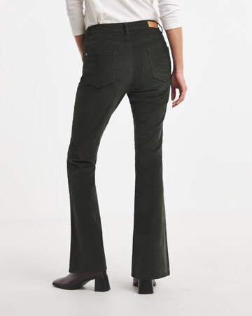 Pocket Front Cord Bootcut Jeans