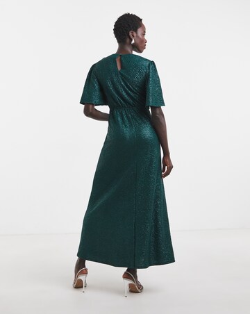Twisted Wunder Ziggy Galaxy Foil Maxi Dress