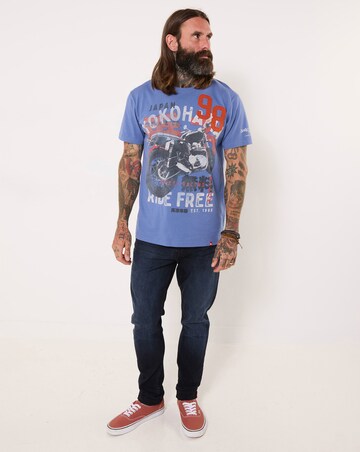 Joe Browns Ride Free T-Shirt - Blue