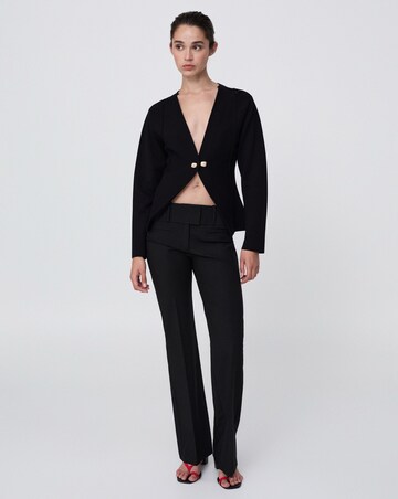 Mango Knitted Jacket With Jewel Buttons