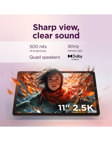 Lenovo Idea Tab 11in 128GB Wi-Fi Tablet with Tab Pen - Grey