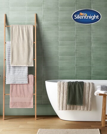 Silentnight Textured Knot Cotton Bath Mat