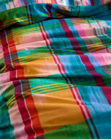 Sophie Robinson Wanderweave Ikat Check Duvet Cover Set